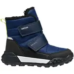 Geox J TREKKYUP B ABX F Dětská zimní obuv, tmavě modrá, velikost