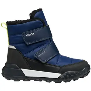 Geox J TREKKYUP B ABX F Dětská zimní obuv, tmavě modrá, velikost