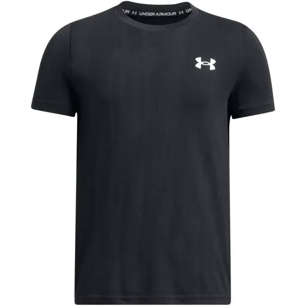 Under Armour VANISH SEAMLESS TEE Chlapecké tréninkové triko, černá, velikost S