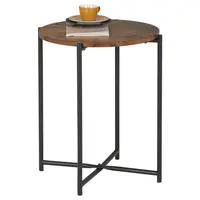 Carryhome ODKLÁDACÍ STOLEK, hnědá, černá