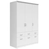 Boxxx ŠATNÍ SKŘÍŇ, bílá, 136/199/58 cm
