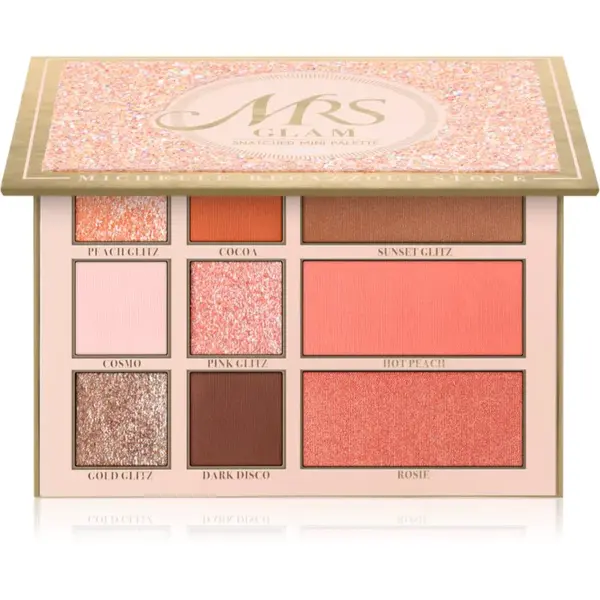 BPerfect Mrs Glam Snatched Mini Palette multifunkční paleta na obličej 22 g