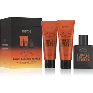 Scottish Fine Soaps Thistle & Black Pepper Well Groomed Gift Set darčeková sada pre mužov