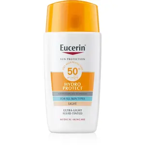 Eucerin Sun Hydro Protect tónovací opalovací fluid SPF 50+ odstín Light 50 ml