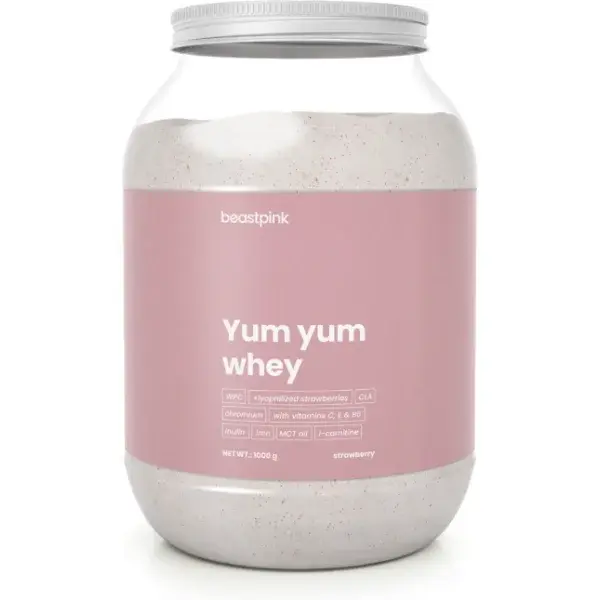 GymBeam YUM YUM WHEY PROTEIN 1 KG Protein pro ženy, , velikost 1 KG