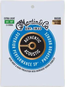 Martin Authentic SP 92/8 Phosphor Bronze 12-String Extra Light
