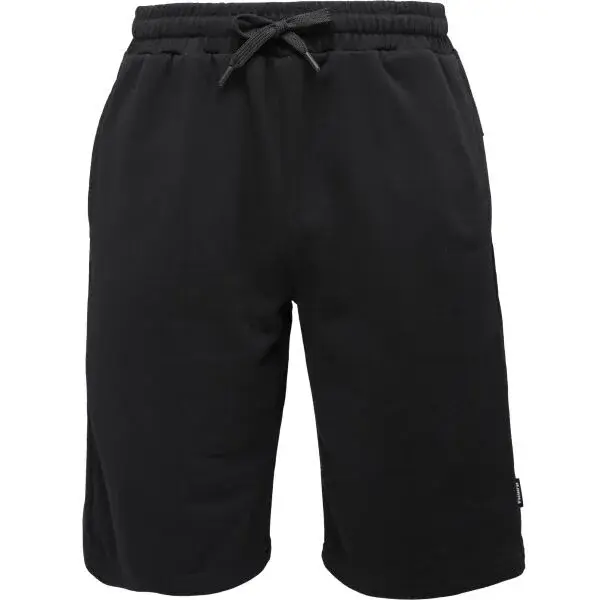 Willard BRUNYTO Pohodlné pánske úpletové šortky, čierna, veľkosť XXL