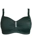 Swim by Zizzi Bikinový top 'Stilde'  tmavozelená