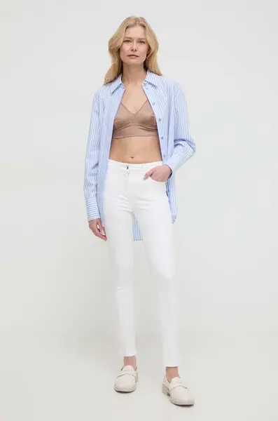 Džíny Patrizia Pepe dámské, bílá barva, CP0509 DS04