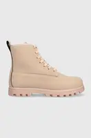 Farmářky Native Johnny dámské, růžová barva, na plochém podpatku