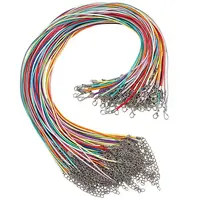 100Pcs 1.5MM Round Polyester Braided Cord Necklace Making