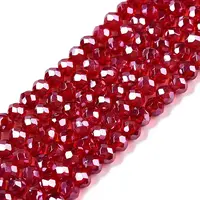 Electroplate Glass Beads Strands