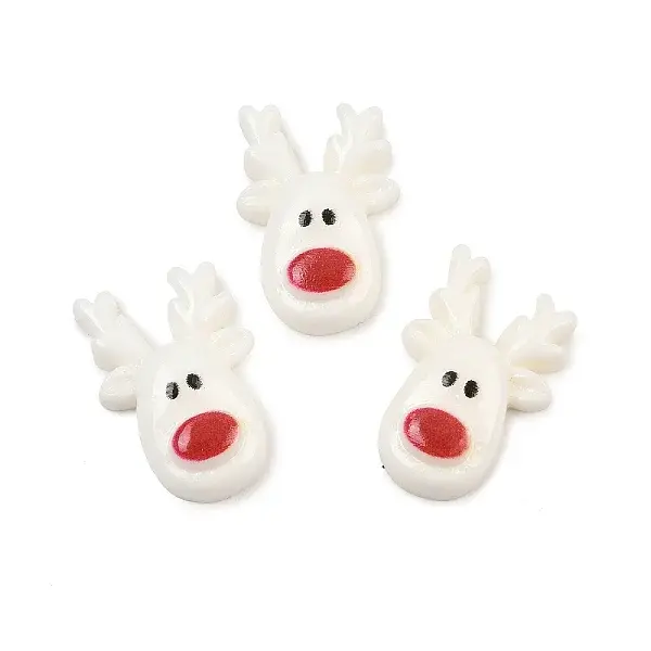 Christmas Opaque Resin Cabochons