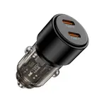 Tech-Protect CC03 autonabíjačka 2x USB-C 100W PD, čierna