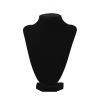 MDF Covered with Velveteen Bust Shaped Necklace Display Stands