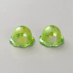 UV Plating Acrylic Bead Caps