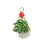 Christmas Tree Glass Pendants