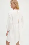 Bavlněné šaty Answear.LAB bílá barva, mini
