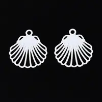 Spray Painted 430 Stainless Steel Pendants