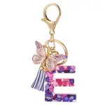 Resin Butterfly Pendant Keychains