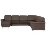 Beldomo System SEDACÍ SOUPRAVA, textil, tmavě hnědá