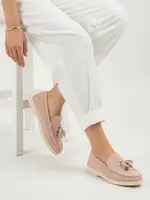 Dámské mokasíny s ozdobnými třásněmi