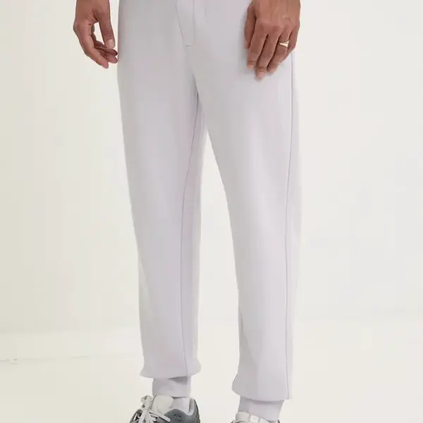 Bavlněné tepláky HUGO Dayote232 fialová barva, 50489617