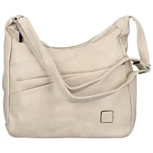 Dámská crossbody kabelka krémová - Firenze Ricco