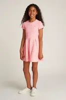 Dívčí šaty Tommy Hilfiger růžová barva, mini, KG0KG08339