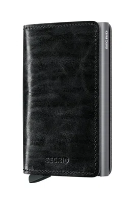Kožená peněženka Secrid šedá barva, SDM-Grey