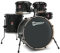 Premier Artist 22" 5pc Modern Rock Shell Pack  Matte Black