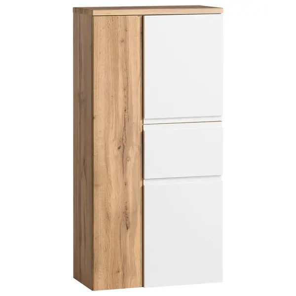 Held MIDI SKŘÍŇKA, bílá, dub wotan, 65/130/35 cm