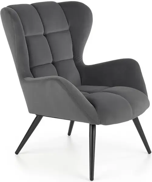 HALMAR Křeslo TYRION šedé