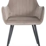 SIGNAL Jídelní židle APPLE VELVET béžová