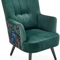 HALMAR Křeslo PAGONI zelené