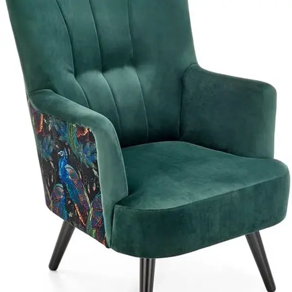 HALMAR Křeslo PAGONI zelené