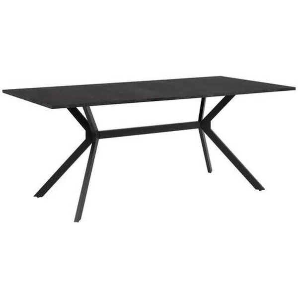MID.YOU JÍDELNÍ STŮL, černá, barvy břidlice, 180/90/75 cm