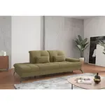 Sit & More LENOŠKA, textil, olivově zelená