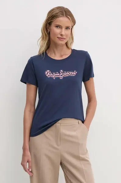 Bavlněné tričko Pepe Jeans ENARA