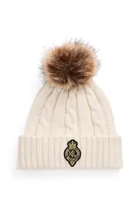 Čepice s příměsí vlny Lauren Ralph Lauren