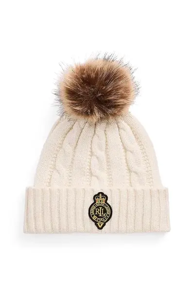 Čepice s příměsí vlny Lauren Ralph Lauren
