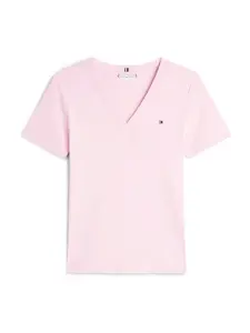 TOMMY HILFIGER Tričko 'CODY'  ružová