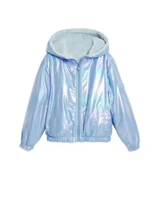 Desigual Prechodná bunda  modrá