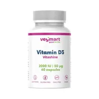 Vegmart Vitashine Vitamín D3 2000 IU, 60 kapsúl