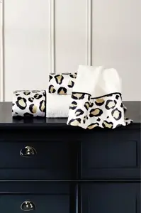 Dárková sada ručníků a osušky CHEETAH, 3 ks Bílá