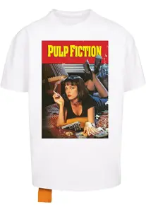 Pánské tričko Pulp Fiction Poster Oversize bílé