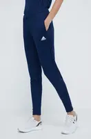 Tréninkové kalhoty adidas Performance Entrada 22 dámské, tmavomodrá barva, hladké, HC0334