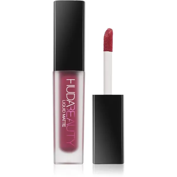 Huda Beauty Liquid Matte Mini tekutá rtěnka s matným finišem odstín Trophy Wife 1.9 ml