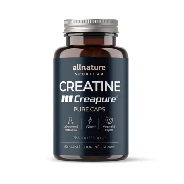 Allnature Sportlab Creatine Creapure® 60 kapslí