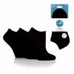 6 párov IOMI dámske tenké členkové ponožky Diabetik ČIERNE voľný lem